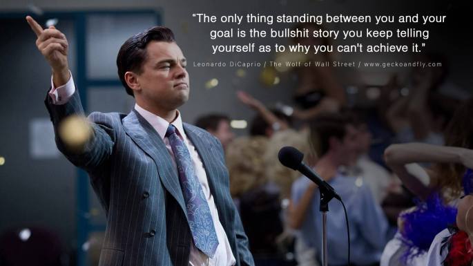 Wolf of Wall Street goals quote